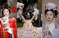 中式传统婚礼新娘造型|古风新娘|明制新娘